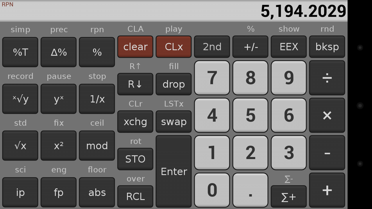 simple console calculator in java