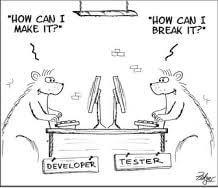 SOFTWARE DEVELOPMENT vs. SOFTWARE TESTING